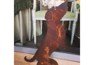 ロートアイアン,サイン,ロゴ,アイアン,装飾,犬,輸入住宅,アイアン雑貨,看板,レーザーカット