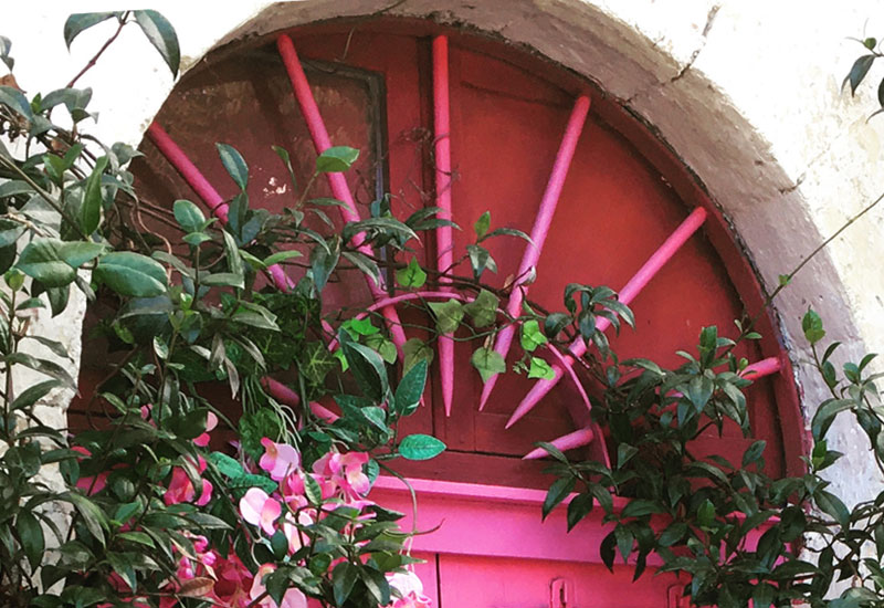 ロートアイアン,パネル,アイアン,玄関,面格子,輸入住宅,輸入建材,ピンク