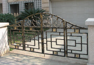 門扉,ロートアイアン,両開き,アイアン,おしゃれ,門扉,扉,アンティーク,大きい,鉄,アルミ,ロートアルミ