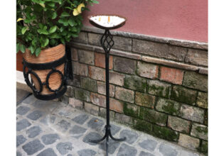 アッシュトレイスタンド,ロートアイアン,灰皿,おしゃれ,アイアン,特注,フォージマン