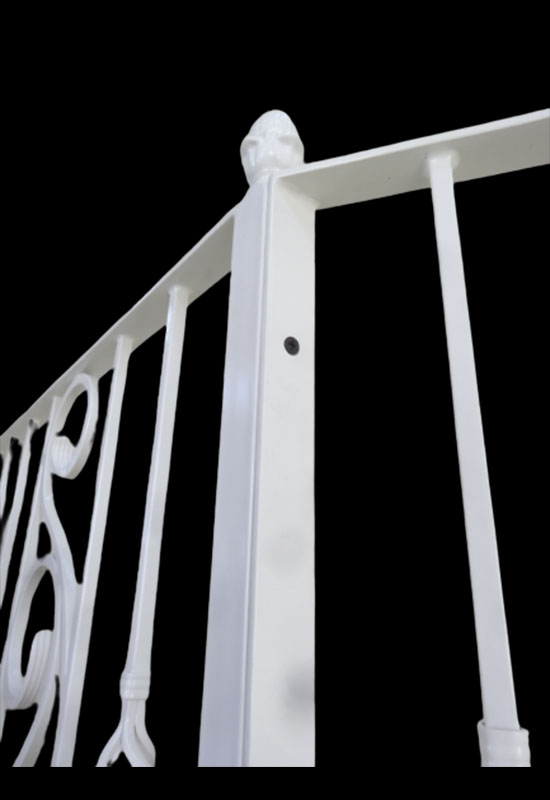 Wrought Iron Exterior Slope Fence