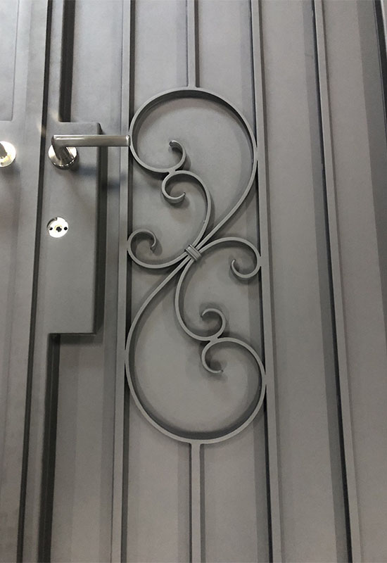 Wrought Iron Double Swing Gate