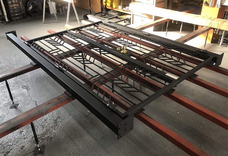 JPN-4230 | Wrought Iron Double Swing Gate