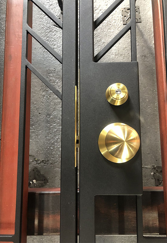 JPN-4230 | Wrought Iron Double Swing Gate