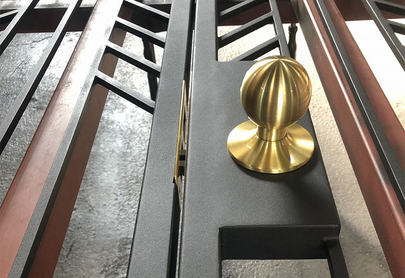 JPN-4230 | Wrought Iron Double Swing Gate