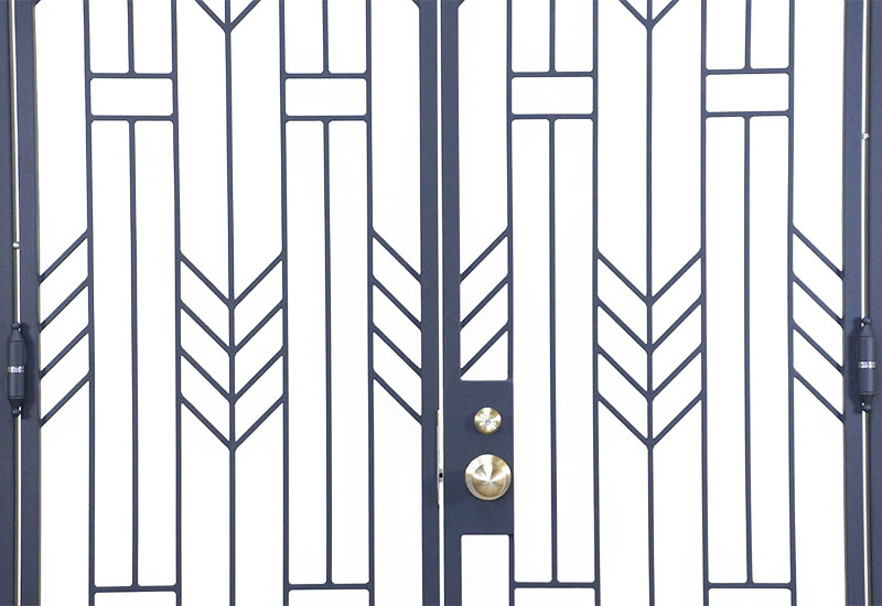 JPN-4230 | Wrought Iron Double Swing Gate