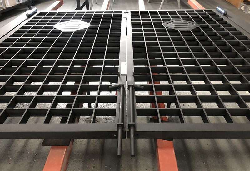 Wrought Iron Double Swing Gate