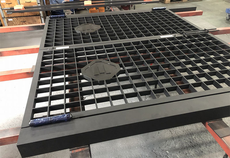 Wrought Iron Double Swing Gate