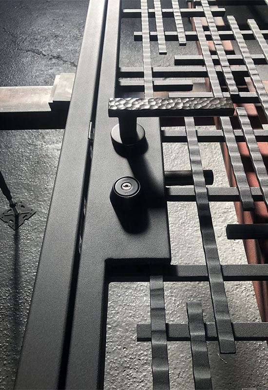 Wrought Iron Single Swing Gate