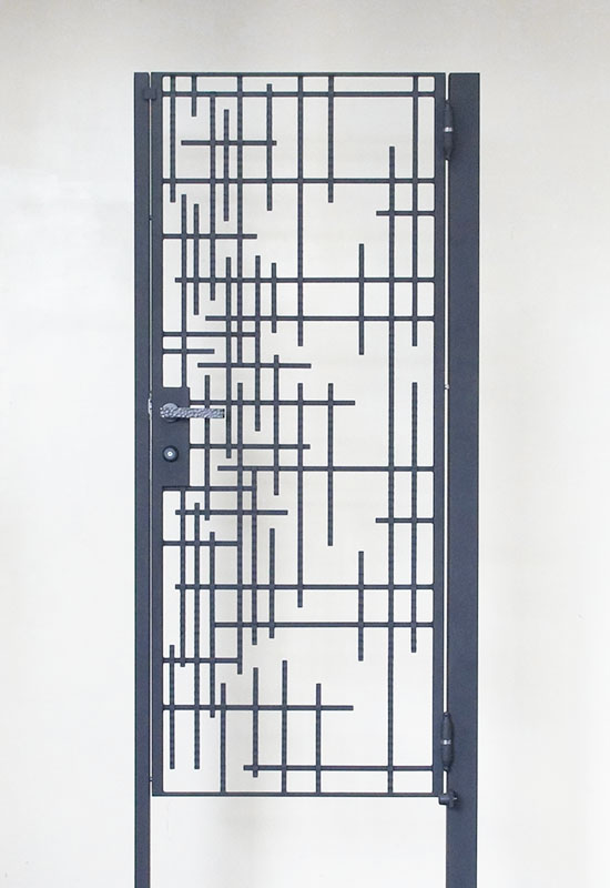 Wrought Iron Single Swing Gate