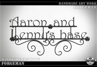 Wrought Aluminium Sign