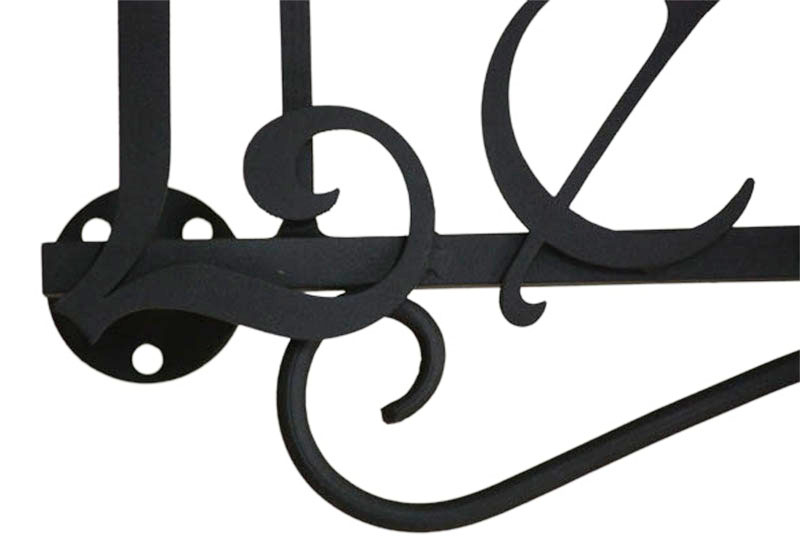 Wrought Aluminium Sign