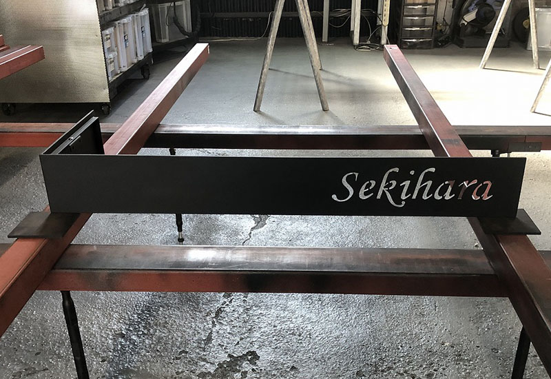 Wrought Iron Nameplate Sign