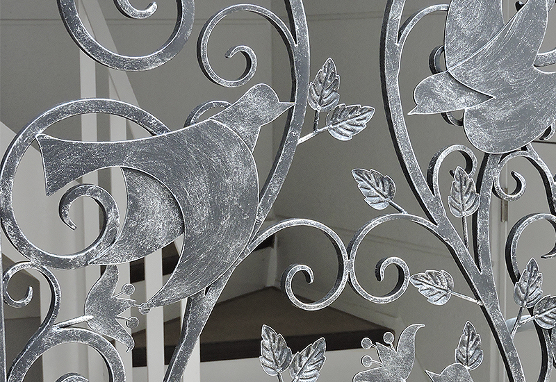 Wrought Iron Double Swing Gate