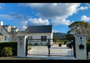 Wrought Aluminium Double Swing Gate