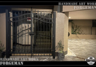 Wrought Iron Double Swing Gate