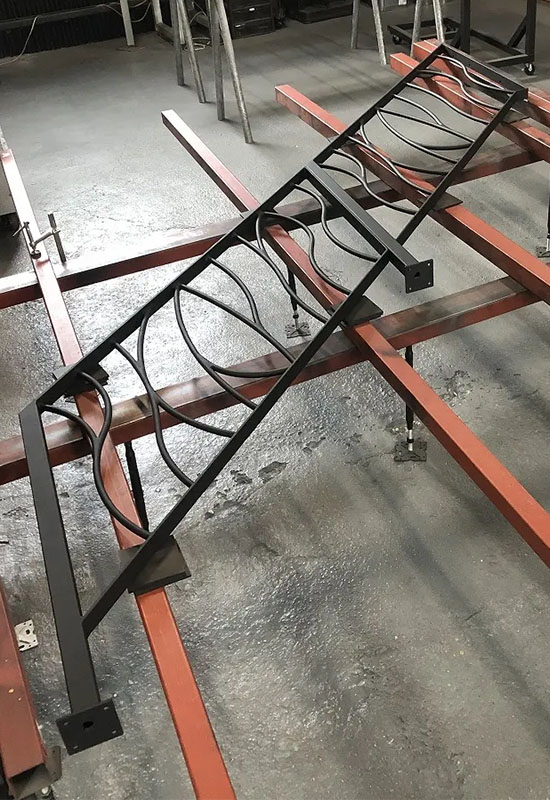 Wrought Iron Staircase Fence