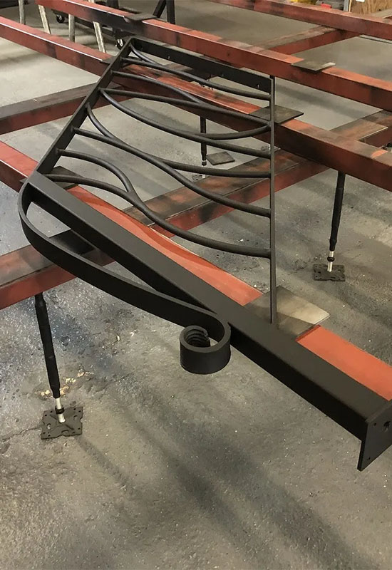 Wrought Iron Staircase Fence