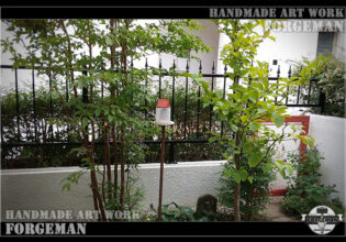 Wrought Iron Fence and Gate