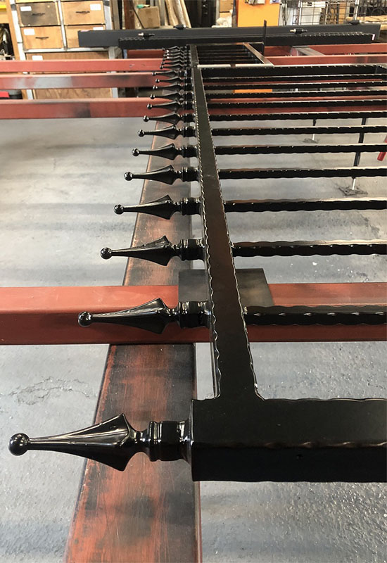 JPN-4228 | Wrought Iron Fence and Gate