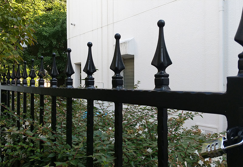 JPN-4228 | Wrought Iron Fence and Gate