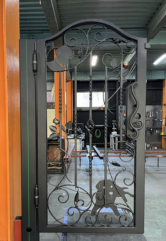 Wrought Iron Single Swing Gate