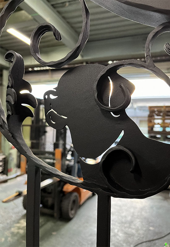 Wrought Iron Single Swing Gate