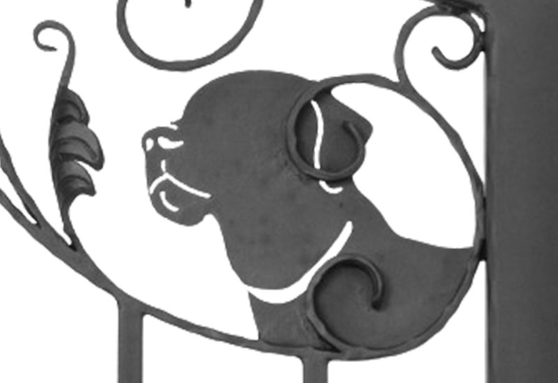 Wrought Iron Single Swing Gate