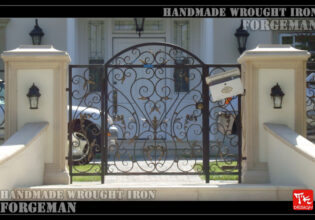 Wrought Iron Single Swing Gate
