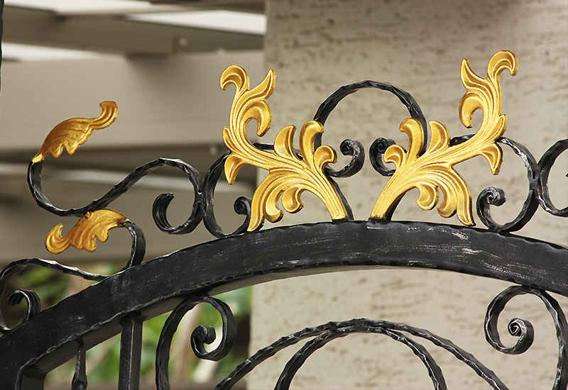 Wrought Iron Single Swing Gate