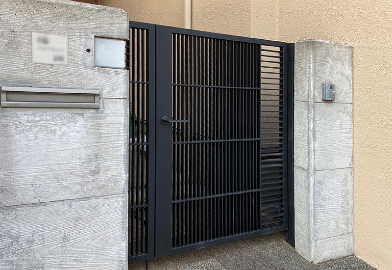 Wrought Iron Swing Gate