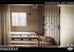 Wrought Iron Single Swing Gate