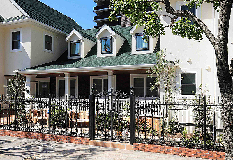 Wrought Aluminium Double Swing Gate, Exterior Fence