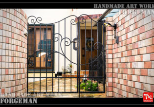 Wrought Iron Swing Gate