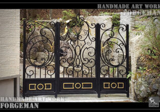 Wrought Iron Single Swing Gate