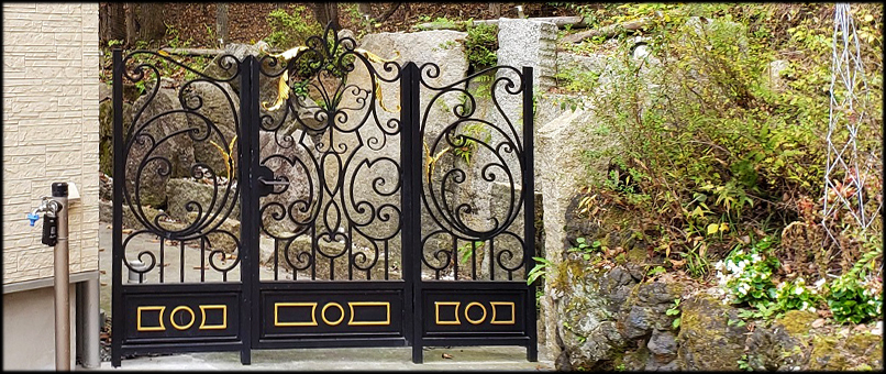 Wrought Iron Single Swing Gate