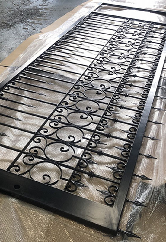 Wrought Iron Sliding Gate