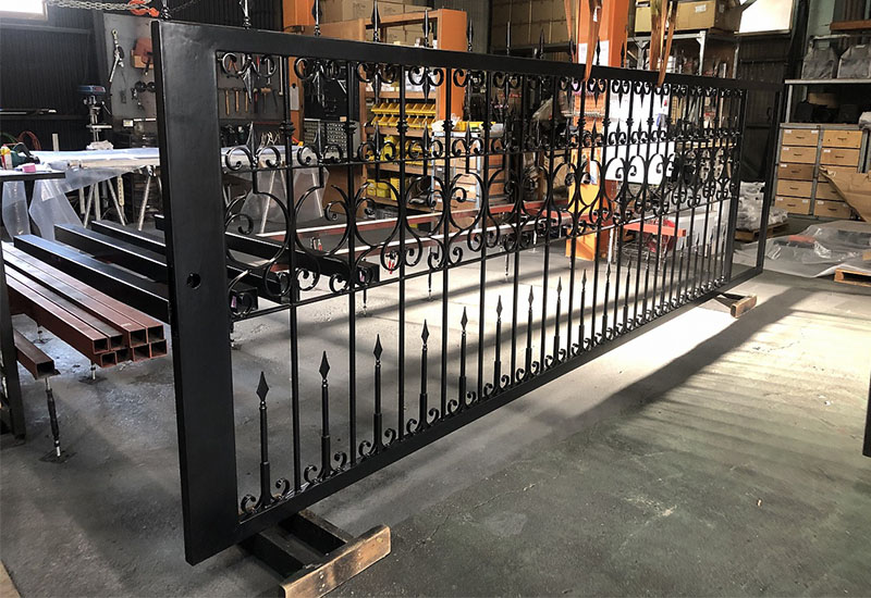 Wrought Iron Sliding Gate