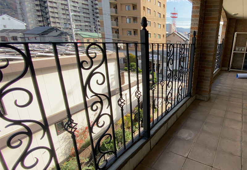 Wrought Iron Balcony Fence