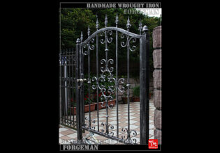 Wrought Iron Single Swing Gate