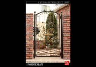 Wrought Iron Single Swing Gate