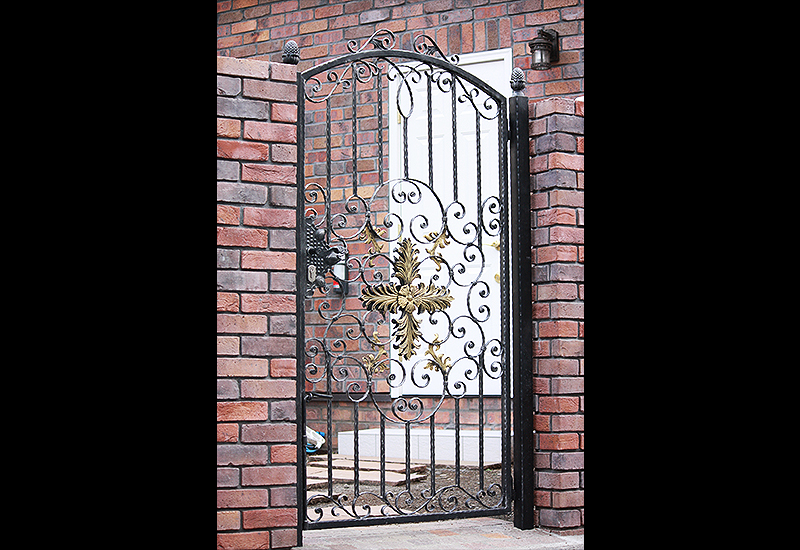 Wrought Iron Single Swing Gate