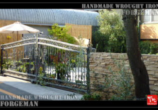 Wrought Iron Sliding Gate