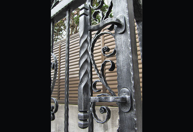 Wrought Iron Sliding Gate