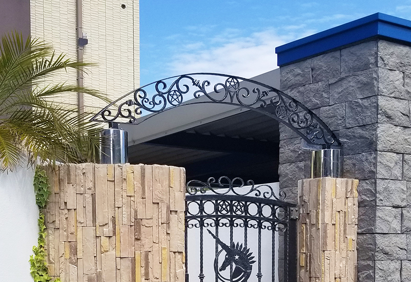 Wrought Iron Single Swing Gate
