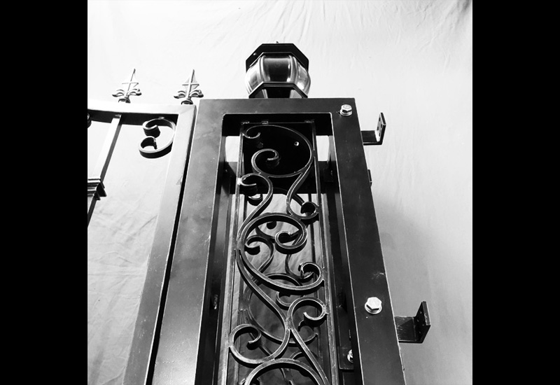 Wrought Aluminium Double Swing Gate