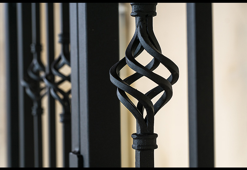 Wrought Iron Double Swing Gate