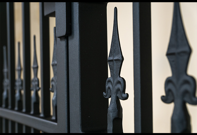 Wrought Iron Double Swing Gate