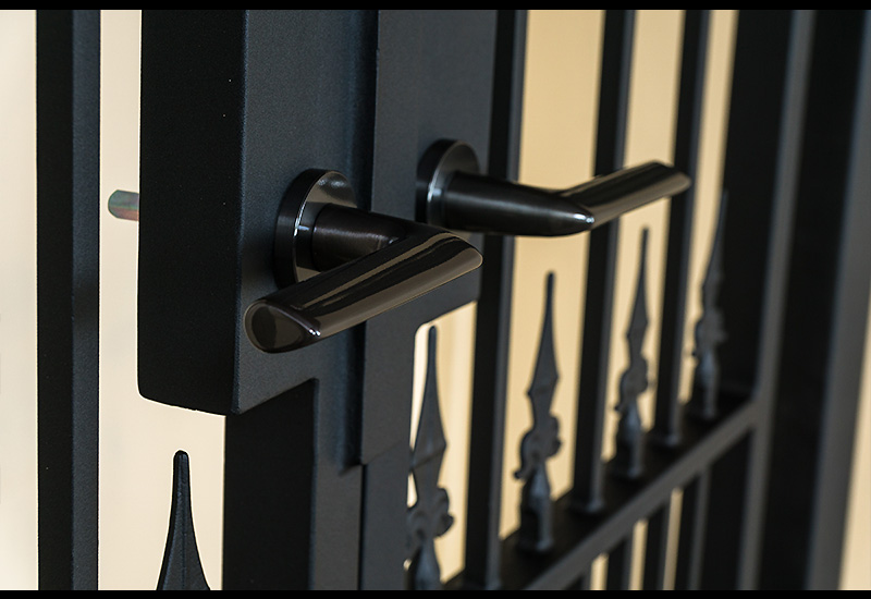 Wrought Iron Double Swing Gate