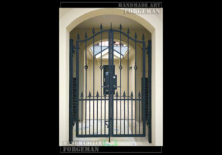 Wrought Iron Double Swing Gate